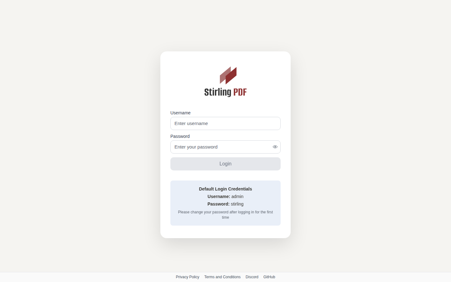 login